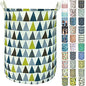 Merdes 19.7’’ Waterproof Foldable Laundry Hamper, Dirty Clothes Laundry Basket, Linen Bin Storage Organizer for Toy Collection (Triangle2) - color: Triangle2