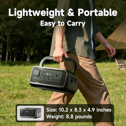 ALLPOWERS VOLIX P300 Portable Power Station 300W (600W Peak), 256Wh LiFePO4 Battery, 2-Hour AC Fast Charge, 100W USB-C, UPS Backup, Solar Generator for Camping, Home Backup, RV, Emergency - style: VOLIX P300
