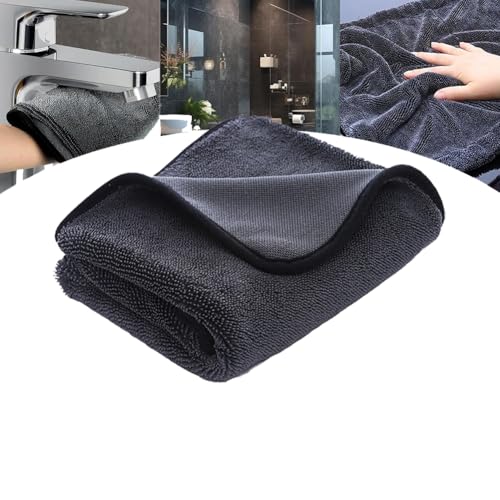 Shiny Cleaning Cloths, 23.62 X 15.75 Inches, Super Absorbent Microfiber Bath Drying Towels, for Bathroom, Car and Home Toilet (1pcs) - color: 1pcs(23.62*15.75 Inch)