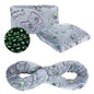 NAPRO Kids 3-in-1 Travel Blanket and Pillow Combo, Convertible Infinity Scarf, Lightweight Neck Support for Airplane, Car & Camping, Glow-in-the-Dark - Gamer - color: Gamer