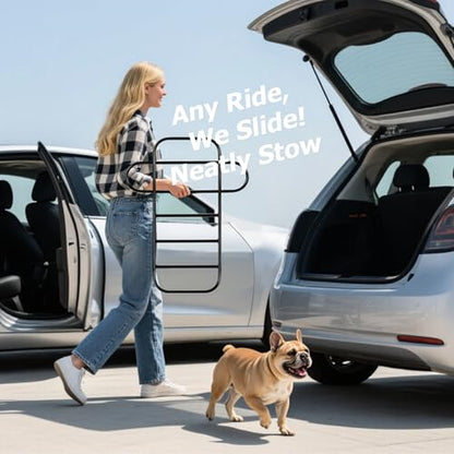 Metal Car Dog Barrier for Small to Medium Dog,Hard to Climb Over,Durable Pet Barrier for Car,Elastic Ropes & Buckle Straps Firmly Fixed,Easy Installation,Limited Lifetime Warrnaty - size: Small