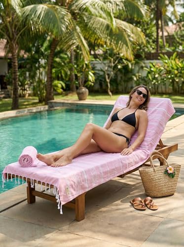 Cotton Turkish Beach Towel with Towels Oversized 36"x72" Pool Absorbent Extra Large Quick Dry Sand Travel Towel (Fresh Hues, 4 Pack) - color: Fresh Hues, size: 4 Pack