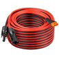 10AWG 50FT Solar to XT60i Extension Cable 3 6 10 35 50 75 100FT Heavy Duty Adapter Cable Connector XT60i Wire for Portable Power Station, Solar Panel, RV, Battery - size: 50FT