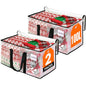 RoomHacks Clear Heavy Duty Extra Large Moving Bags, Reinforced Handle and Double Zipper Storage Bags, Packing Bags Alternative (2 Packs) - size: 100L- 2Packs