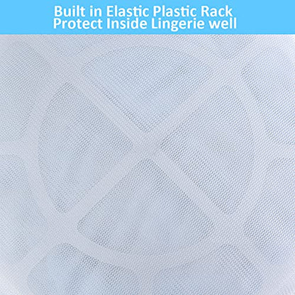 GOGOODA Mesh Laundry Bags for Delicates Durable Protective Wash Bags Travel Storage Bags for Intimates Lingerie, 4PCS (6.5 * 8in) - size: 4 Bra Bags(6.5*8in)
