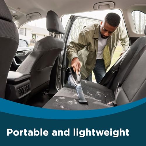 BLACK+DECKER Dustbuster Reveal Handheld Vacuum Cordless, Car Vacuum Portable Cordless, LED Light, Long Run Time, Rechargeable Lightweight Dust Buster, Includes Crevice Tool, Charging Base (HLVD320B42) - style: NEW Reveal with LED Light