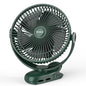 12000mAh Clip on Fan 30H Longest Runtime, 8in Portable Fan Rechargeable, Ultra Quiet with Heavy-Duty Clamp, USB Desk Fans for Golf Cart,Office Desk, Treadmill, Camping, Bedroom