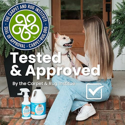 FurryFreshness Extra Strength Cat or Dog Pee Stain & Permanent Odor Remover + Smell Eliminator -Removes Stains from Pets & Kids Including Urine or Blood- Lifts Old Carpet Stains- 32oz Spray - size: 32 Ounce (Pack of 1)