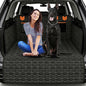 IJVAE SUV Cargo Liner for Dogs, Waterproof Dog Trunk Cover with Bumper Flap Protector, Pet Cargo Mat for SUVs Sedans Vans, Non-Slip Scratchproof Dog Seat Cover，Large Size Universal Fit, Black - size: Oxford Fabric
