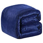 Polar Fleece Throw Blankets Travel Size for The Bed Extra Soft Brush Fabric Super Warm Sofa Throw Blanket 50" x 61"(Royal Blue Travel) - color: Royal Blue, size: Travel (50-Inch-by-61-Inch)