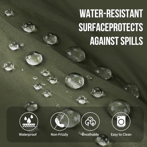 ONETIGRIS Large Dog Bed Washable Matteress Anti Slip Cushion for Pets Sleeping, 3.6ft by 2.2ft Water-Resistant Pet Bed for Indoor Outdoor(Green,S) - size: Small
