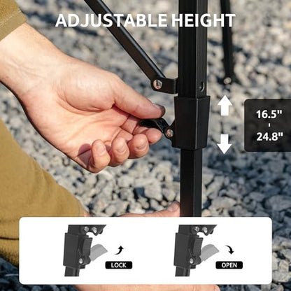 Naturehike Upgraded IGT Camping Table, Height Adjustable IGT Cook System, Folding Portable Camp Table for Outdoor Picnic Car RV Trip Patio Backyard BBQ - style: Upgraded