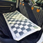 Backseat Pet Bed Mat, Truck Plaid Dog Bed for Car Back Seat, Deluxe Dog Seat Covers, Non-Slip Travel Pet Mat, Fit for Backseat Extenders and Trucks SUVs (Bluegrey&White, 24.8x54 inch) - color: BlueGrey&White