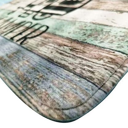 Syhonic 16x24 inches Happy Camper Non-Slip Doormat Bath Mat,Entrance Rug for Front Door Kitchen Floor Bath Tub Bedroom