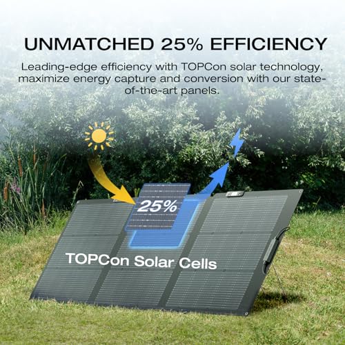EF ECOFLOW Solar Generator Delta 2 Max 2048Wh with 2x160W Solar Panel, 2400W Portable Power Station LFP Battery, Up to 3400W AC Output, AC + Solar Fast Dual Charging 0-100% in 1 Hr for Camping RV - style: DELTA 2 Max+2*160W Solar Panel