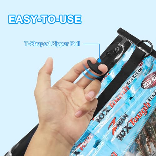 Fishing Gear Storage Bag Bait Storage Sealed Edges Waterproof Protection Durable and Sturdy Large Capacity PVC-Free Fishing Accessories Bag - size: (D-2Pack, Medium 2 Pack, Large)