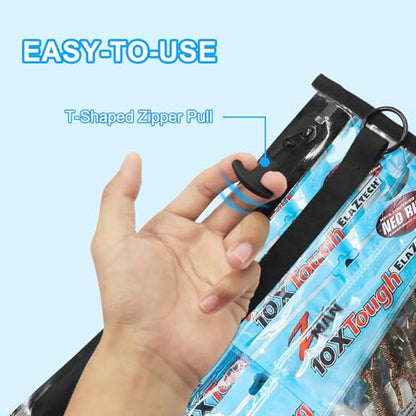 Fishing Gear Storage Bag Bait Storage Sealed Edges Waterproof Protection Durable and Sturdy Large Capacity PVC-Free Fishing Accessories Bag - size: (D-2Pack, Medium 2 Pack, Large)