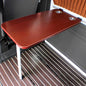 Multifunctional RV Folding Wall Table with Detachable Sink & Cup Holder - Space-Saving Wall-Mounted Desk for Camping, Picnic & Home Use (Red) - color: Red