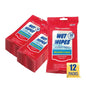 WipeEssentials Hand Sanitizer Wipes for Adults & Kids - 360 Count, 12 Packs | Alcohol-Free, Moisturizing Sanitizing Wipes with Aloe Vera & Vitamin E - Unscented & Travel Size With No Soapy Residue - size: 30 Count (Pack of 12)