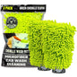Chemical Guys Chenille Premium Scratch-Free Microfiber Wash Mitt for Car Washing,Lime Green,Ultra-Soft Car Wash Gloves,Swirl-Free Finish,Safe for Trucks,SUVs,Motorcycles,and More,(Pack of 24) - size: 24 Pack