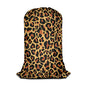 Swono Leopard Pattern Laundry Bag Large Heavy Duty Laundry Backpack with Adjustable Drawstring Closure Leopard Print Spot Animal Skin Laundry Hamper for Traveling Dirty Clothes Organizer, Safari Theme - color: Leopard Pattern