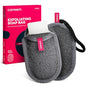 CAVEEM Soap Bag, Rough Exfoliation Soap Pouch for Bar Soap, Soap Mesh Pocket Bar Holder Washing and Drying Bags, Soap Sack Sponge Bag for Shower Bath (2 Pack) - style: Rough Exfoliation