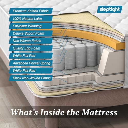 RV King Mattress 80" L x 72" W, 12 Inches Pillow Top Hybrid Camper Mattress in a Bag, Memory Foam Pocket Spring for RV Bed, Pop Up and Trailer, Short King
