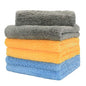 CARCAREZ Microfiber Towels for Cars, Car Drying Wash Detailing Towel with Plush Edgeless Microfiber Cloth (Multi) - color: Multicolor