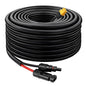 MOOKEERF Solar to XT60 Cable 10AWG 25FT Solar Connector to XT60 Adapter Cable for Solar Panel to Battery RV Portable Power Station Solar Generator - 25 Foot - size: 25FT