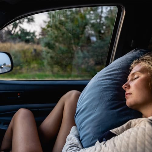 HEST Camp Pillow (Large) - Temperature Resilient Memory Foam - Essential for Camping, Backpacking, and Outdoor Adventures - Compact Packable Travel Pillow - 20" L x 26" W - style: Camp Pillow - Large