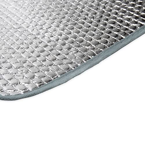 Camco Reflective RV Window Cover | Features a Single Bubble Foil Laminate Insulation, Collapses for Convenient Storage, and Measures 62-Inches (L) x 26-Inches (W) (45163) - size: 62 Inch x 26 Inch