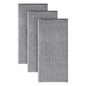 Homaxy Premium Kitchen Towels(18”x 28”, 3 Pack), Large Cotton Kitchen Hand Towels, Flat and Terry Dish Towels, 380 GSM Highly Absorbent Tea Towels Set with Hanging Loop, Grey - color: Grey, style: 3-pack