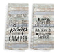 Thou Shalt not P in The Camper Kitchen Towels and Dishcloths Sets of 2,Campsite Cabin RV Drying Cloth Hand Towels Tea Towels for Bathroom Kitchen,Campers Camping Lovers Gifts,16×24 inches - color: Recreational Vehicle-4