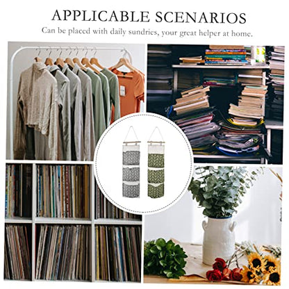 GLEAVI 2pcs Hanging Wall Shelves Storage Hanging Bag Wall Pocket Storage Bag Organizer Rv Organization and Bedroom Pendant