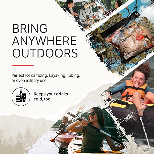RATSACK Backpacking Food Bag - Ultralight Rodent Proof Dry Storage for Backpacking - Bear Bag Food Storage for Camping with Odor Proof Container, Survival Utility Rope and Carabiner (Small) - size: Small