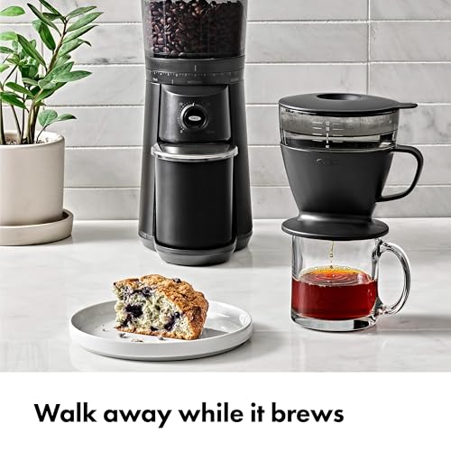 OXO Brew Pour Over Coffee Maker with Water Tank — Matte Black - color: Matte Black