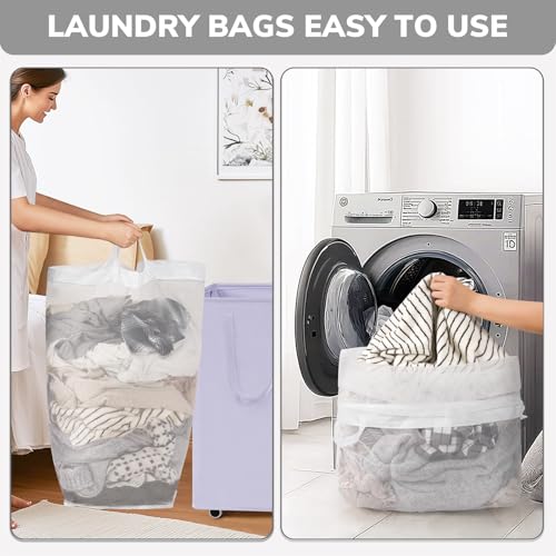 Goodpick Laundry Basket with Wheels,75L Collapsible Laundry Baskets with Removable Wash Bag, Clothes Laundry Hamper on Wheels, Light Purple - color: Light Purple 1-Pack