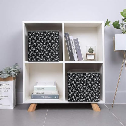 Skull Pattern Foldable Storage Box with Handle Organizer Containers for Home Office Clothes Office Supplies - color: style-6-1
