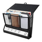 AKAYOK Bedside Caddy Hanging Bed Organizer Storage Bag Pocket with Power Strip Holder Multi-functional Organizer Caddy for Remotes Phone Glasses Magazines, Tablets, Accessories (7 pocket) - size: 7 pocket