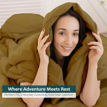 Shreem Linen Luxury 4 Piece Microfiber RV Sheet Set, Deep Pocket Fits Up to 10 inch, Soft, Wrinkle-Resistant, Camper, Travel Trailer Bedding, Bunk 28x75, Taupe - color: Taupe, size: RV Bunk - 28x75