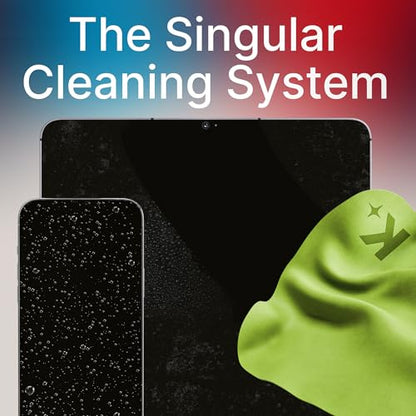 Koala Lens Cleaning Cloth | Japanese Microfiber | Glasses Cleaning Cloths | Eyeglass Lens Cleaner | Eyeglasses, Camera, VR/AR Headset, and Screen Cleaner | Black & Green (Pack of 6) - color: Black / Green, size: 6 Pack