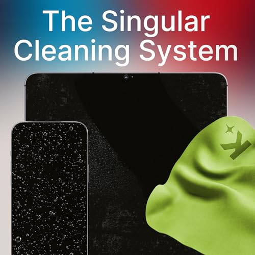 Koala Lens Cleaning Cloth | Japanese Microfiber | Glasses Cleaning Cloths | Eyeglass Lens Cleaner | Eyeglasses, Camera, VR/AR Headset, and Screen Cleaner | Black & Green (Pack of 3) - color: Black / Green, size: 3 Pack (XL)