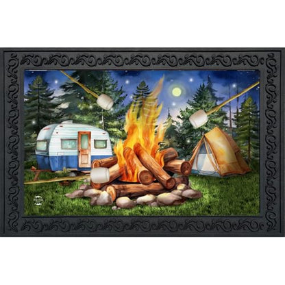 Briarwood Lane Roasting Marshmallows Doormat - color: Roasting Marshmall
