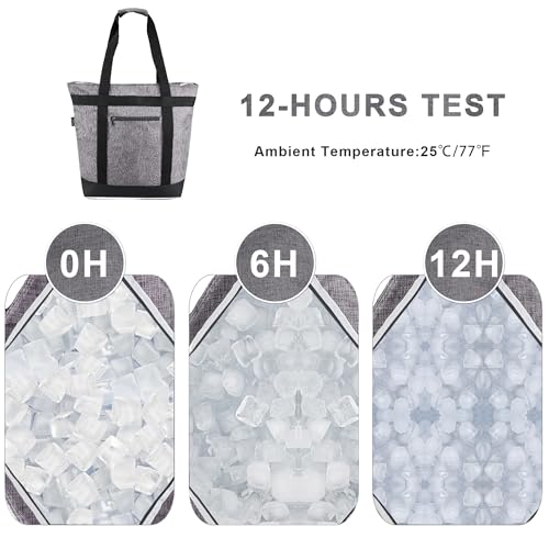 BeeGreen Insulated Cooler Bag Leakproof Freezer Shopping Tote for Groceries Heavy Duty Thermal Food Delivery Bag - color: Cationic army green, style: Sling Cooler