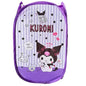 Cute Cartoon themed Laundry Basket, Mesh Pop Up Hamper with Carry Handles, Large Capacity Collapsible Storage for Room, Dorm | Travel & Camping (Kurmi) - color: Kurmi