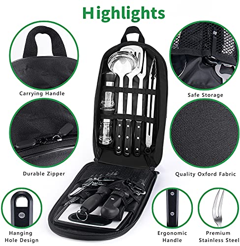 Pak Camping Cookware, Camp Kitchen, Camp Cookware, Camping Utensils Set, Camping Kitchen Set, Camping Cooking Set, Camping Cooking Utensils, Camping Cookware Set, Camping Accessories Cooking, RV Camp - style: Deluxe Kit