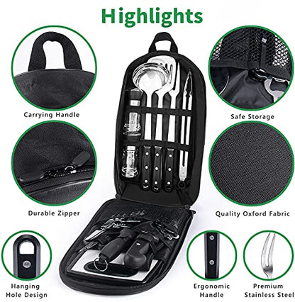 Pak Camping Cookware, Camp Kitchen, Camp Cookware, Camping Utensils Set, Camping Kitchen Set, Camping Cooking Set, Camping Cooking Utensils, Camping Cookware Set, Camping Accessories Cooking, RV Camp - style: Deluxe Kit