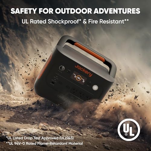 Jackery Explorer 1000 v2 Portable Power Station,1070Wh LiFePO4 Battery,1500W AC/100W USB-C Output, 1 Hr Fast Charge, Solar Generator for Camping,Emergency, RV, Off-Grid Living(Solar Panel Optional) - style: E1000v2
