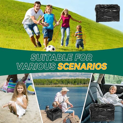 In-car Portable Toilet Collapsible Potty, Emergency Toilet, Temporary Potty For Outdoor Camping, Road Trips, Traffic Jams, Boating And Fishing - size: 12x10x3