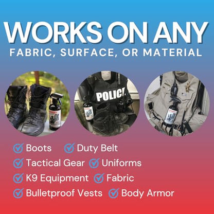 Arrest My Vest Military and Police Grade Odor Eliminating Spray for Body Armor, Tactical Gear. Safe on K9's, ballistic vests and all fabrics including leather - Unscented - 2 16 oz Bottles - size: 32 fl oz (2 Bottles)